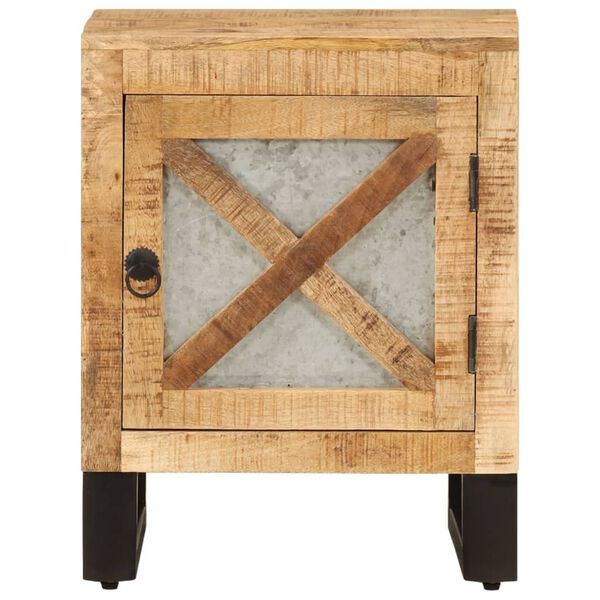 vidaXL Table de chevet 40x30x50 cm Bois de manguier massif