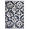 vidaXL Tapis moderne Design de cachemire 140 x 200 cm Beige / Bleu