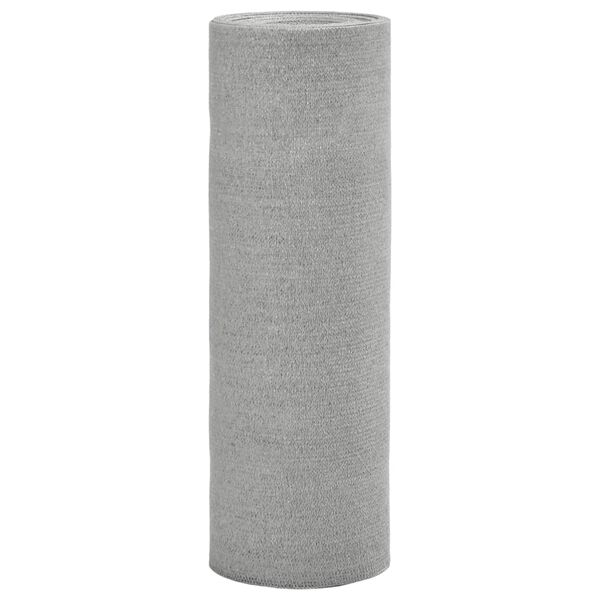vidaXL Filet brise-vue gris clair 1x10 m PEHD 195 g/m&sup2;