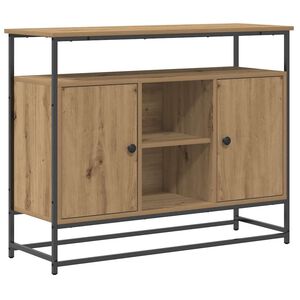 vidaXL Buffet Ch&ecirc;ne artisanal 100 x 35 x 80 cm Bois d'ing&eacute;nierie