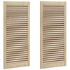 vidaXL Porte de Cabinet 2 pi&egrave;ces Naturel 49,5 x 2,1 x 110 cm