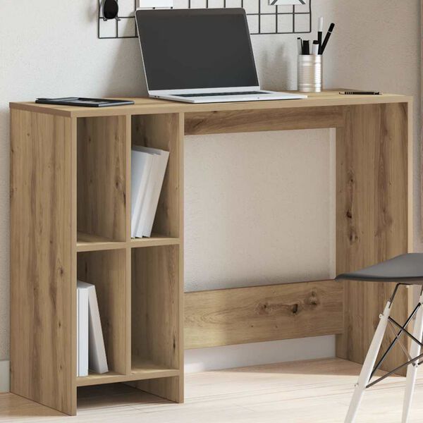 vidaXL Bureau chêne artisanal 102,5x35x75 cm bois d'ingénierie