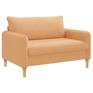 vidaXL Fauteuil XXL Beige Boucl&eacute;