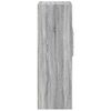 vidaXL Buffet haut sonoma gris 30x42,5x124 cm bois d'ing&eacute;nierie