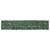 vidaXL &Eacute;cran de balcon avec feuilles vert fonc&eacute; 400x75 cm