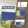 vidaXL Auvent lat&eacute;ral r&eacute;tractable de patio 100x300 cm Bleu