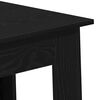 vidaXL Table de bar Ch&ecirc;ne noir 102 x 50 x 103,5 cm Bois d'ing&eacute;nierie