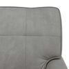 vidaXL Chaise longue avec coussin Gris clair 91 x 157 x 91 cm Velours