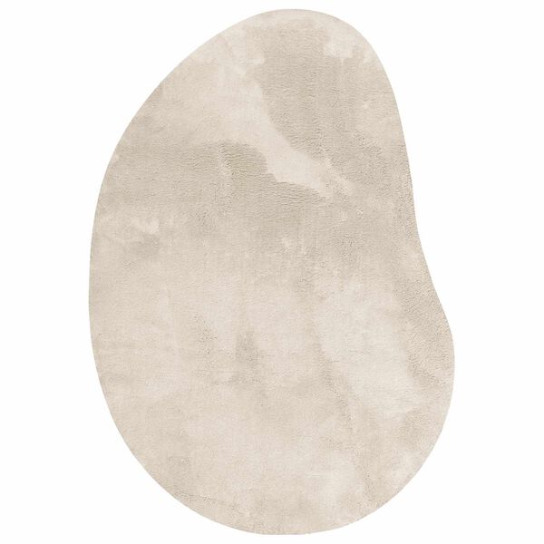 vidaXL Tapis de surface HUARTE Beige 100 x 200 cm Polyester