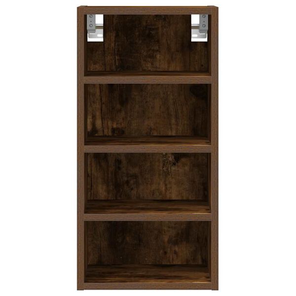 vidaXL Armoire suspendue "Riga" Ch&ecirc;ne fum&eacute; 30 x 29,5 x 60 cm Bois d'ing&eacute;nierie