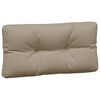 vidaXL Coussins de palette lot de 3 taupe tissu