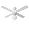 Bestron Ventilateur de plafond Blanc 102 cm 50 W DHB42W