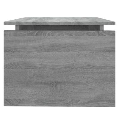 vidaXL Table basse Sonoma gris 68x50x38 cm Bois d'ingénierie