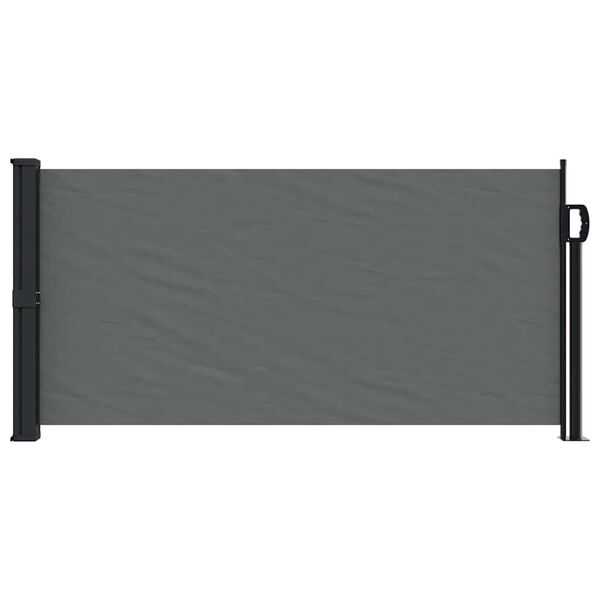vidaXL Store lat&eacute;ral r&eacute;tractable Anthracite 100x300 cm
