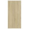 vidaXL Buffet Ch&ecirc;ne sonoma 160x36x75 cm Bois d'ing&eacute;nierie