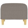 vidaXL Repose-pied Taupe 60x50x41 cm Tissu