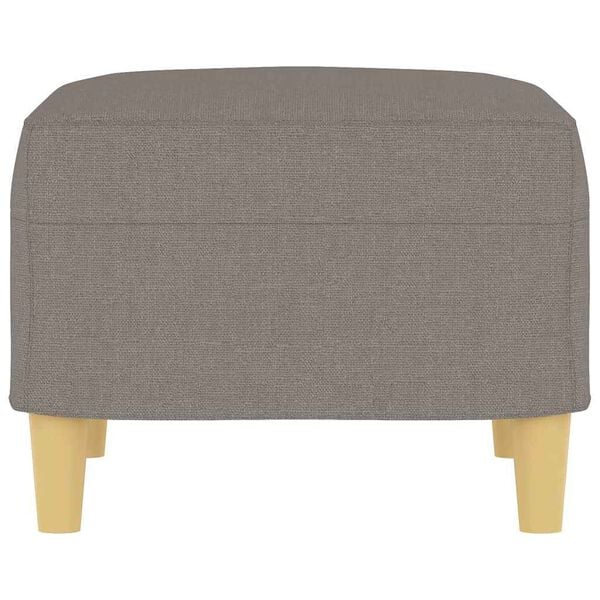 vidaXL Repose-pied Taupe 60x50x41 cm Tissu