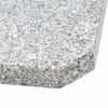 vidaXL Plaque de poids carr&eacute;e pour parasol Granit 25 kg Gris