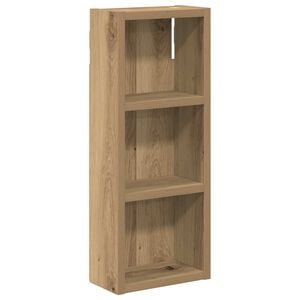vidaXL Armoire murale de salle de bain Ch&ecirc;ne artisan 20 x 10 x 50 cm