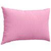 vidaXL Coussins de canap&eacute; 2 pcs Rose 60 x 40 cm tissu