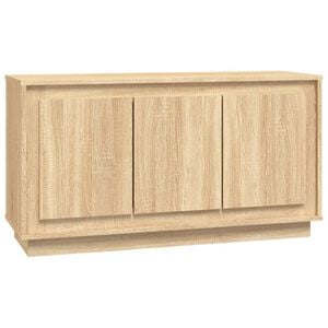 vidaXL Buffet ch&ecirc;ne sonoma 102x35x55 cm bois d'ing&eacute;nierie