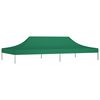 vidaXL Toit de tente de réception 6x3 m Vert 270 g/m²
