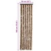 vidaXL Moustiquaire Beige et marron clair 56 x 185 cm Chenille