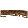 vidaXL T&ecirc;te de lit de rangement Ch&ecirc;ne fum&eacute; 180 cm Bois d'ing&eacute;nierie