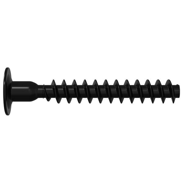 vidaXL Vis &agrave; t&ecirc;te de capuchon &agrave; douille 12 pcs Noir M5 x 40 mm Fer