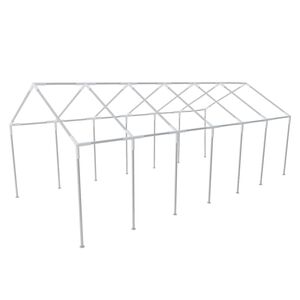 vidaXL Cadre en acier pour tente de r&eacute;ception de 12x6 m
