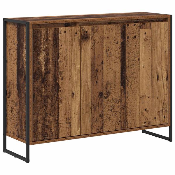 vidaXL Meuble d'appoint Bois Ancien 96,5 x 30 x 75 cm