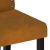 vidaXL Chaises à manger lot de 6 marron velours
