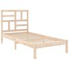 vidaXL Cadre de lit sans matelas bois massif 90x190 cm