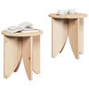 vidaXL Table basse 2 pcs Naturel
