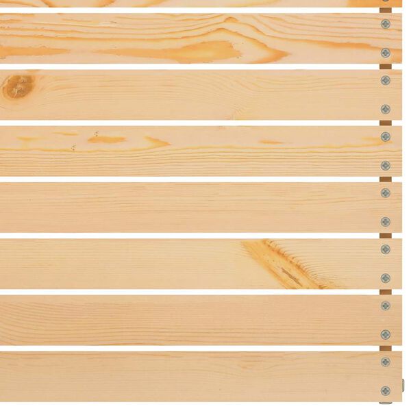 vidaXL Canapé d'angle de jardin Bois de pin massif