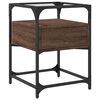 vidaXL Tables de chevet 2pcs chêne marron 40x40x55cm bois d'ingénierie