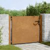 vidaXL Portail de jardin 100x100 cm en acier Corten