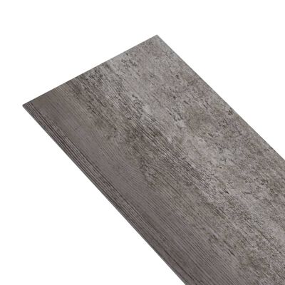 vidaXL Planches de plancher PVC Non auto-adhésif 4,46 m² 3mm Bois rayé