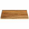 vidaXL Dessus de table &agrave; bord vivant 60x60x3,8 cm bois massif manguier