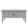 vidaXL Table basse BODO gris 100x55x46 cm bois de pin massif