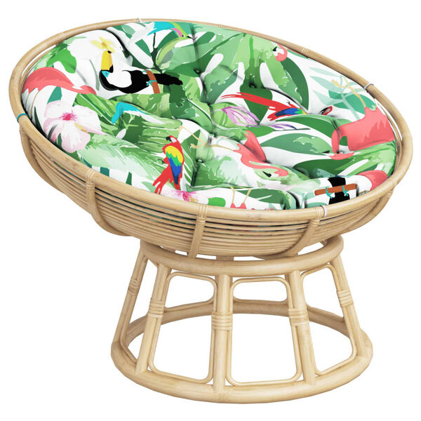 vidaXL Coussin rond multicolore &Oslash; 100 x11 cm tissu oxford