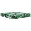 vidaXL Coussin de canap&eacute; d'ext&eacute;rieur 2 pcs Motif feuille Polyester
