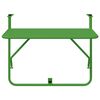vidaXL Table Suspendue de Balcon Vert 60 x 39 x 65 cm Acier