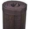 Tapis de bain Bambou 60x90 cm Marron foncé