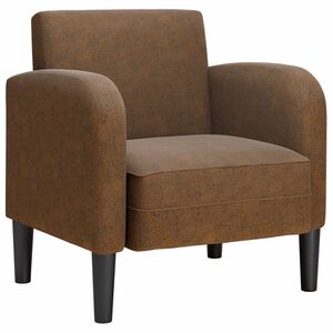 vidaXL Chaise de canap&eacute; avec accoudoirs marron 54 cm similicuir