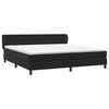 vidaXL Sommier &agrave; lattes de lit avec matelas noir 200x210 cm Velours