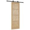 vidaXL Porte coulissante ORKDAL Naturel 73,5 x 211 cm