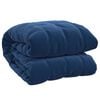 vidaXL Couverture lest&eacute;e Bleu 137x200 cm 6 kg Tissu