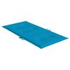 vidaXL Coussins de chaise de jardin &agrave; dossier bas lot de 2 bleu