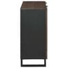 vidaXL Buffet Marron 90 x 33 x 75 cm bois de manguier massif